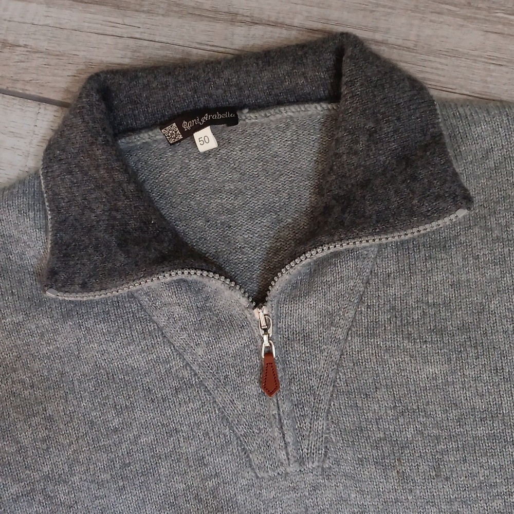 RANI ARABELLA..CASHMERE..HALF ZIP MENS